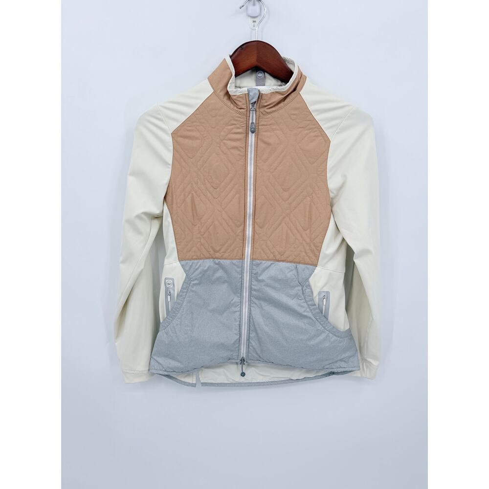 Peter Millar Hybrid Golf Jacket Allendale CC Quilted Small Water/Wind Resistant - Picture 2 of 13
